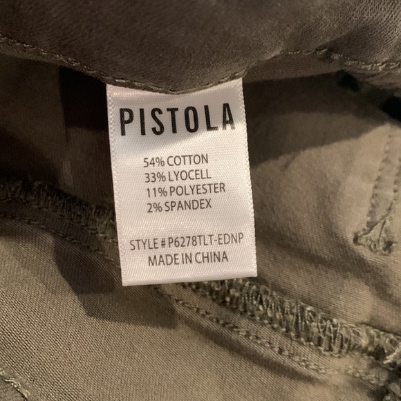 Pistola green cargo pants ladies size 25 - Picture 4 of 4